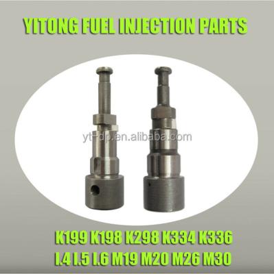 China High Bearing K199 K198 K298 K334 K336 Steel Fuel Pump Element Plunger Pistons for sale