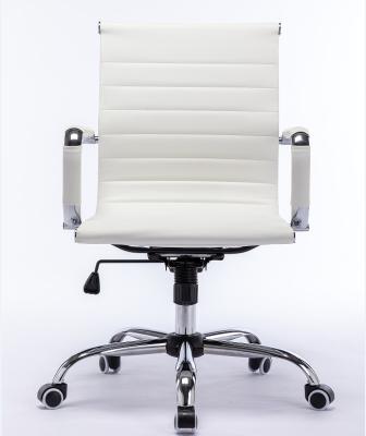 China Manufacturer Spinning Low Back Design Rotating PU Leather Boss Executive Office Chair for sale