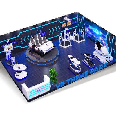 China 8D 10D 12D 6*10m Virtual Reality Cinema Egg Cinema VR Theme Park Solution Supplier for sale