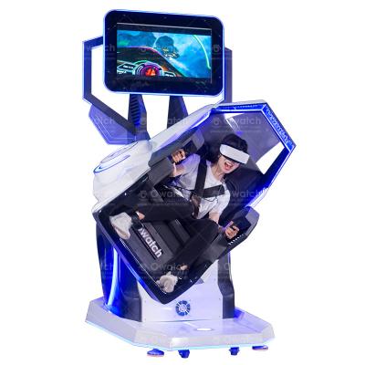 China Metal 360 Degree Rotation 9D VR Game Simulator Virtual Reality Roller Coaster For VR Amusement Park for sale