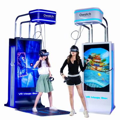 China Theme Park Mall//Game Center Amazing Cool Design VR Game Machine VR Box VR Magic Space For Game Center Mall for sale