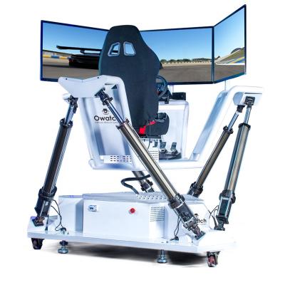 China Good Quality Three Screen Car Racing Simulator Game Machine For Sale 2.2 x 2.45 x 2.1m for sale