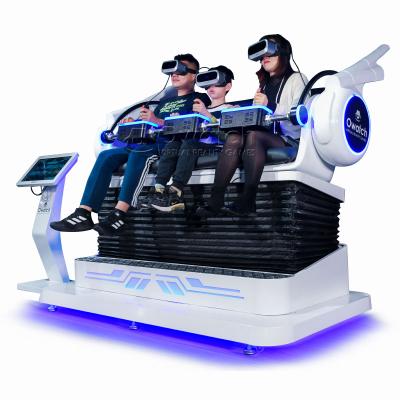 China Amusement VR Room Technology 9d Cinema Simulator Motion 9d VR 9d Cinematography Interactive Virtual Reality Chair for sale