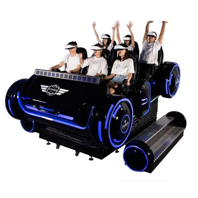 China Family type 9d vr cinema 6 seats roller coaster virtual reality 9dvr chair motion mall VR family ride for sale