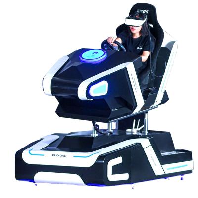 China Latest Metal Design 9D Virtual Reality Smart Car VR Rider Racing Driving Race Simulator for sale