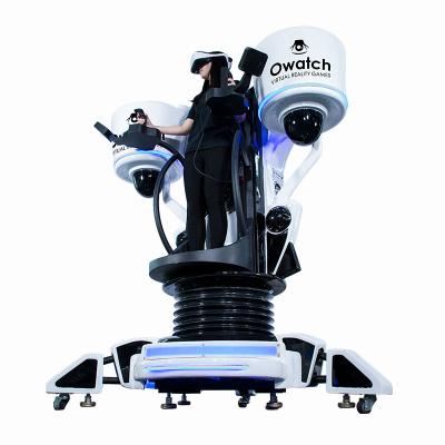 China Interactive Game Machine 9D VR Flight Simulator L200cm X W200cm X H210 cm 360 Degree Cinema System Game Machine for sale