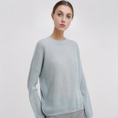 China Well-Designed Knitted Pullover Sweater Osmanthus Needle Crew Neck Soft Handfeeling for sale