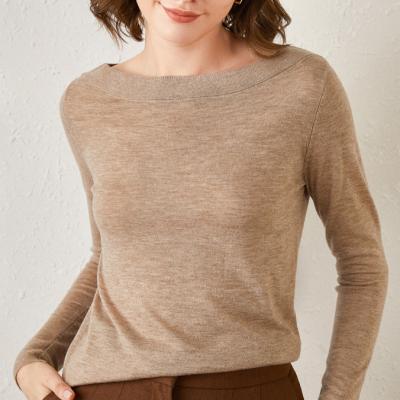 China 2020 Wholesale Winter Knit Wool Sweaters Women Solid Color Pullover Cashmere Sweater à venda