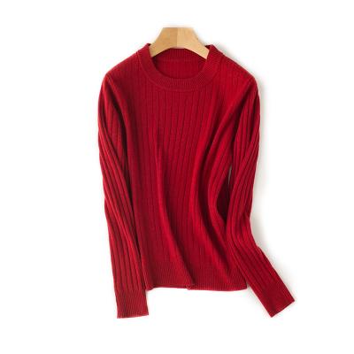 China Winter Long Sleeve Knitted Pullover Sweater Anti-Wrinkle & Anti-Pilling Crewneck Knitwear for sale