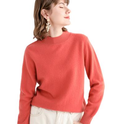 China High quality design 100% wool winter long sleeve pullover sweaters for women for sale