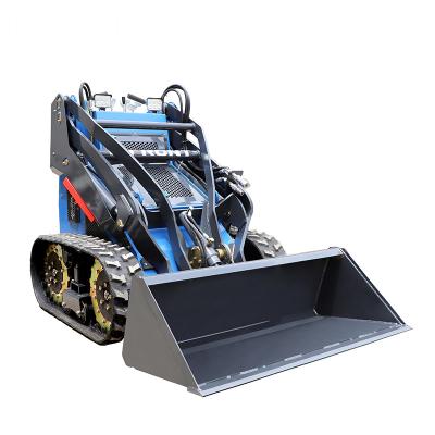 China Building material stores wheel tracked ox skid mini 850kg 950kg ox loader skid loader with bucket mixer attachment for sale