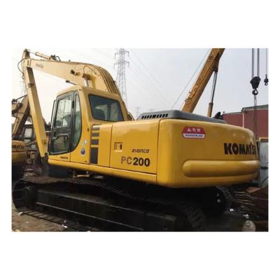 China used Komatsu PC200 excavator in lowest price with high quality 0.8m; ³ for sale