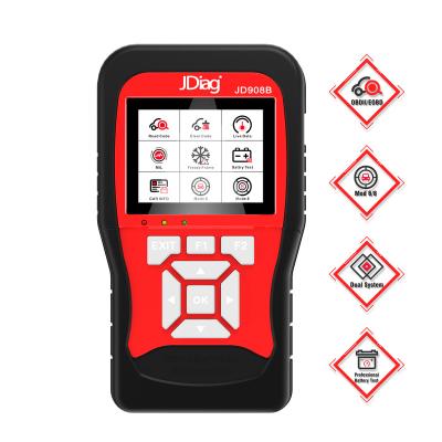 China - JDiagJD908B Automotive Diagnostic Tools for All OBD2 /EOBD Compliant Vehicles Engine Code Reader with Battery Analyzer 2 in 1 for sale