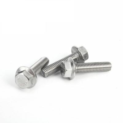 China High Reliability M5 M6 M8 M10 M12 Bolts And Nuts Stainless Steel Hex Head Flange Bolts for sale