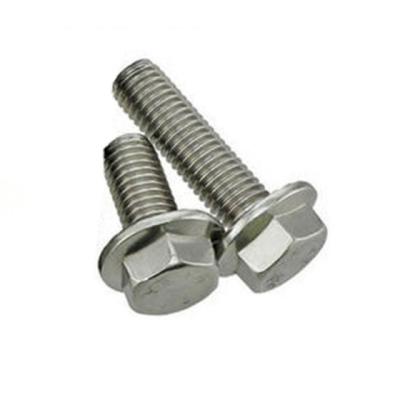 China Customizable Size m6 High Reliability Carbon Steel High Tensile Hex Flange Bolt for sale