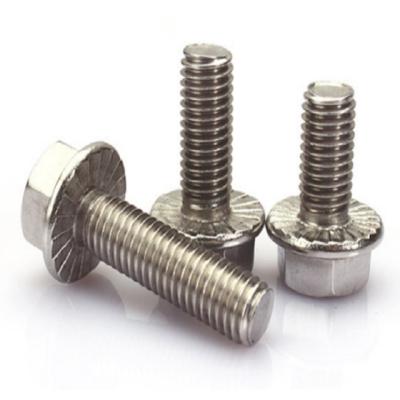 China Self Cleaning Galvanized Stainless Bolt Gb5787 Flange Hex M6 Flange Bolt for sale