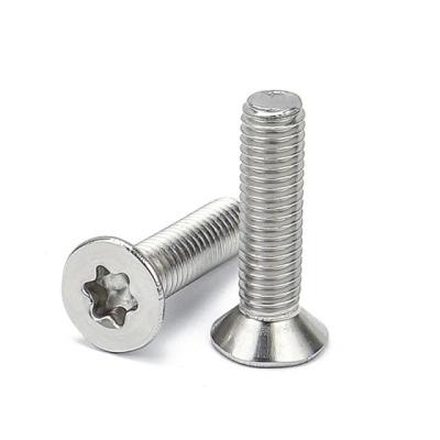 China High Reliability Galvanized Plum Blossom Countersunk Head Machine Stainless Steel 304 M8 Galvanized Screws for sale