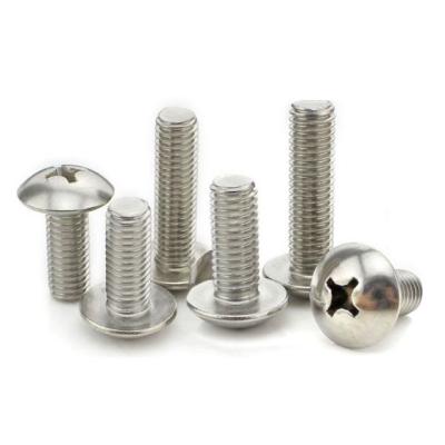 China High Reliability Retail Industry Full Thread Customized Large Flat Head Steel Cross Screw for sale