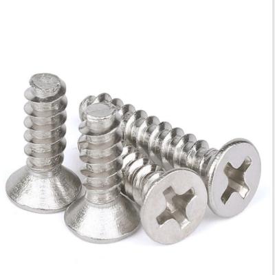 China High Quality Cross Cross Recessed Head Flat Shank Countersunk Self Tapping Screw for sale