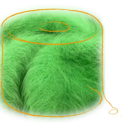 China OEM Acid Resistant Angora Yarn Multi Color 80% Angora Rabbit Wool 20%nylon Blended Yarn Product For Yarn Knitting And Crocheting Yarn for sale