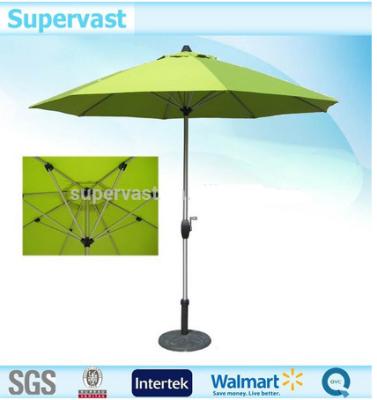 China Outdoor Patio Equipment Waterproof Fabric Beach Umbrella Sun Shelter for sale