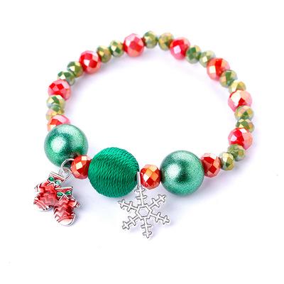 China Taoup Cute Santa Claus Merry Christmas Cast Bracelet for Woman Christmas Decor for Home Decor for Xmas Navid Noel Ornaments for sale