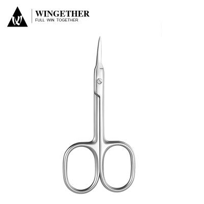 China MR GREEN Supplier Wingether Amazon Hot Selling Wholesale Wholesale Manicure Scissors Russian Nail Cuticle Curved Nail Scissors for sale