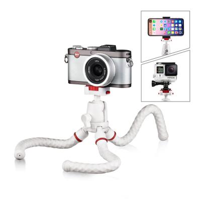 China New and Universal Mini Camera Travel Portable Full Pan and Tilt Motion Smartphone Octopus Light Weight Flexible Tripod Easy Lock and Tripod for sale