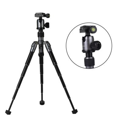 China Portable Fluctuating Low Price 446 Mm Folded Height Gray Color Tripod Parts Stand Video Tripod For DSLR Camera for sale