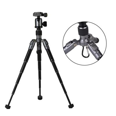 China Portable Flexible Made in China SUNRISE Brand 781g Weigh Mini Camera Photo Stand Tripod with 3 Legs for sale