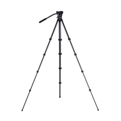 China New Style 1360mm Height Portable Flexible Extended Aluminum Material Camera Professional Tripod With 5 Leg Section for sale