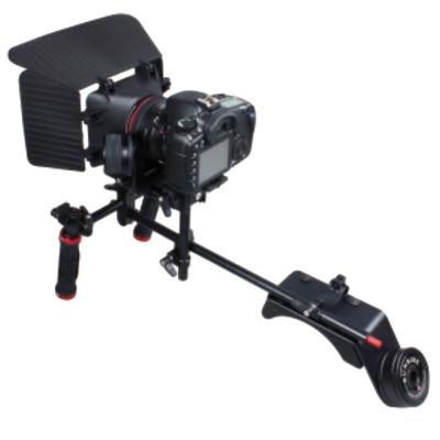 China OEM Custom Anuminum SUNRISE DSLR Rigs Shoulder Mount Rig Gearless Follow Focus Matte Box Camera Shoulder Stabilizer for sale