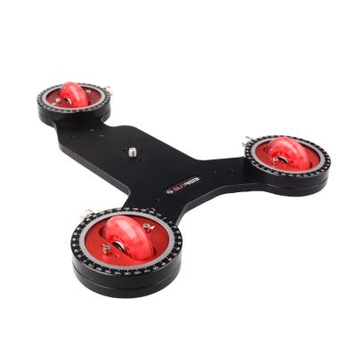 China Factory Direct Sale Quality Aluminum Durable Slider Camera Dolly Wheels For DSLR Camcorder for sale