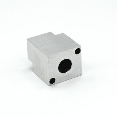 China Industrial Custom CNC Machining Aluminum Part Milling Micro Modular Pneumatic Fittings for sale