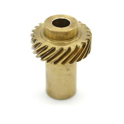 China High Precision Industrial CNC Machining Reducer Part Worm Gear And Shaft for sale