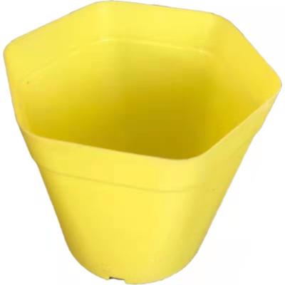 China Hot Sale European Style Amazon Wholesale Diamond Cup Mini Small White Plastic Flower Pot Porous Material for sale