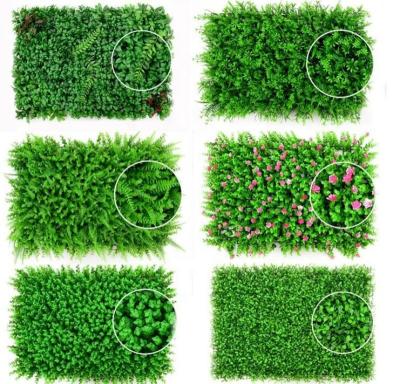 China Eco-friendly Outdoor Green Artificial Wall Foliage Artificial Plants For Wall Decoration Plant Artificial Plant Wall for sale