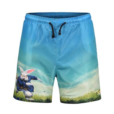 China Breathable Wholesale Custom High Quality Custom Made Fabric Shorts 100% Polyester Beach Wear for sale