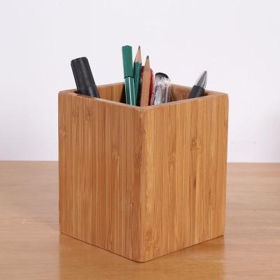 China Pen Wooden Pencil Holder; Eco - Friendly Handmade Wooden Pen Holder Pencil Holder Box for sale