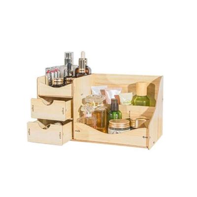 China DIY Viable Wooden Desktop Storage Box for sale