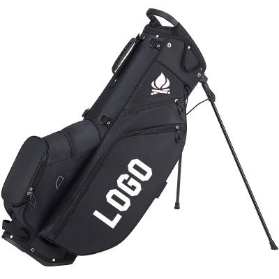 China Whole 14 Pcs Packing Bags Golf High Quality Black Nylon Golf Rack Bags Professional Golf Carry Lightweight Golf Bag for sale