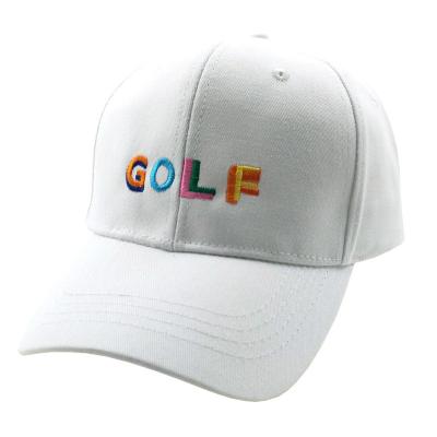 China breathable & Custom embroidery fashion three D logo factory price waterproof golf sport hats golf hat for sale