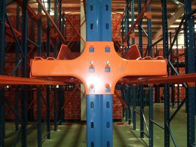 China Customized Selective Stackable Drive Through Pallet Racking For Cold Room Storage / Food Industry for sale