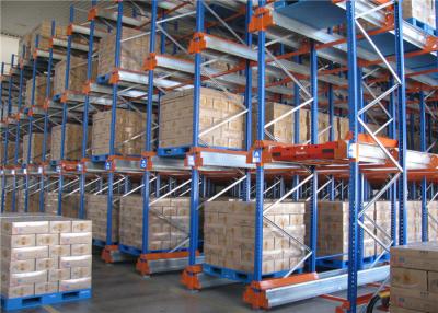 China Warehouse Heavy duty Radio Shuttle Pallet Racking with Pallet Runner for sale