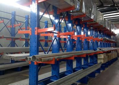 China High Capacity Long Span Cantilever Storage Racks For Steel / Furniture / Pipe Storage for sale