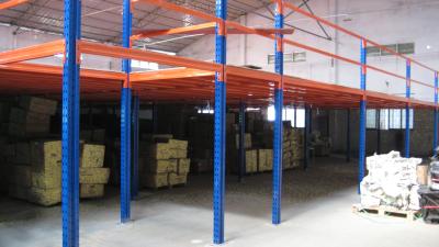 China Multi functional Mezzanine Racking System , Steel Mezzanine Floor With Stair And Goods Elevator for sale