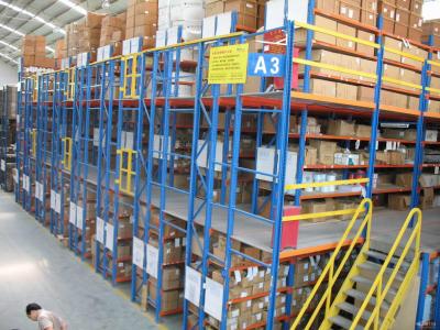 China Sistema durable del tormento del entresuelo de Warehouse fácil desmontar con el OEM en venta