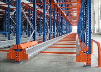 China Logistics Equipment Warehouse Radio Shuttle Racking System With Powder Coating Paint Finish for sale