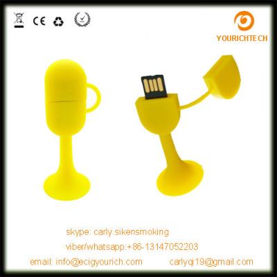 China unique design wineglass shape usb pendrive 8GB for sale