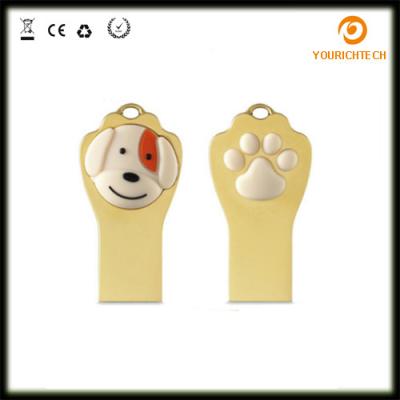 China alibaba china cheapest price metal dog shape usb 3.0 flash drive for sale